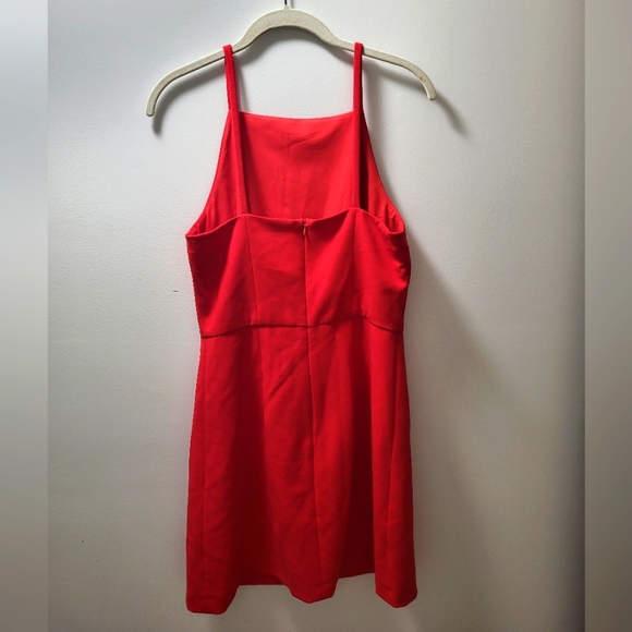 French Connection red Square neck dress size 6 - Picture 3 of 8